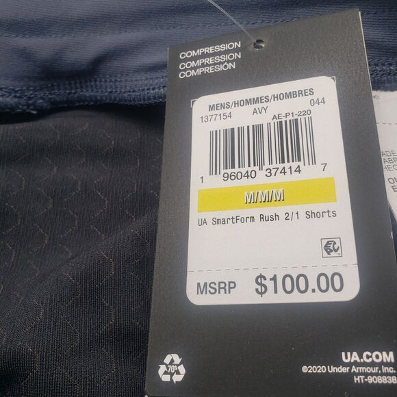 UNDER ARMOUR

UA Rush SmartForm 2-in-1 Shorts Size Medium - Picture 9 of 9